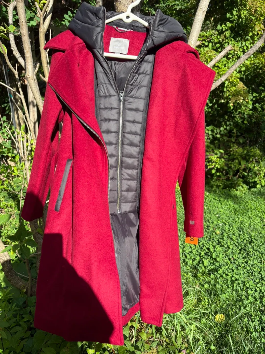 🧥 Soia & Kyo Wool Jacket – Red/Oxblood (NEW) thumbnail