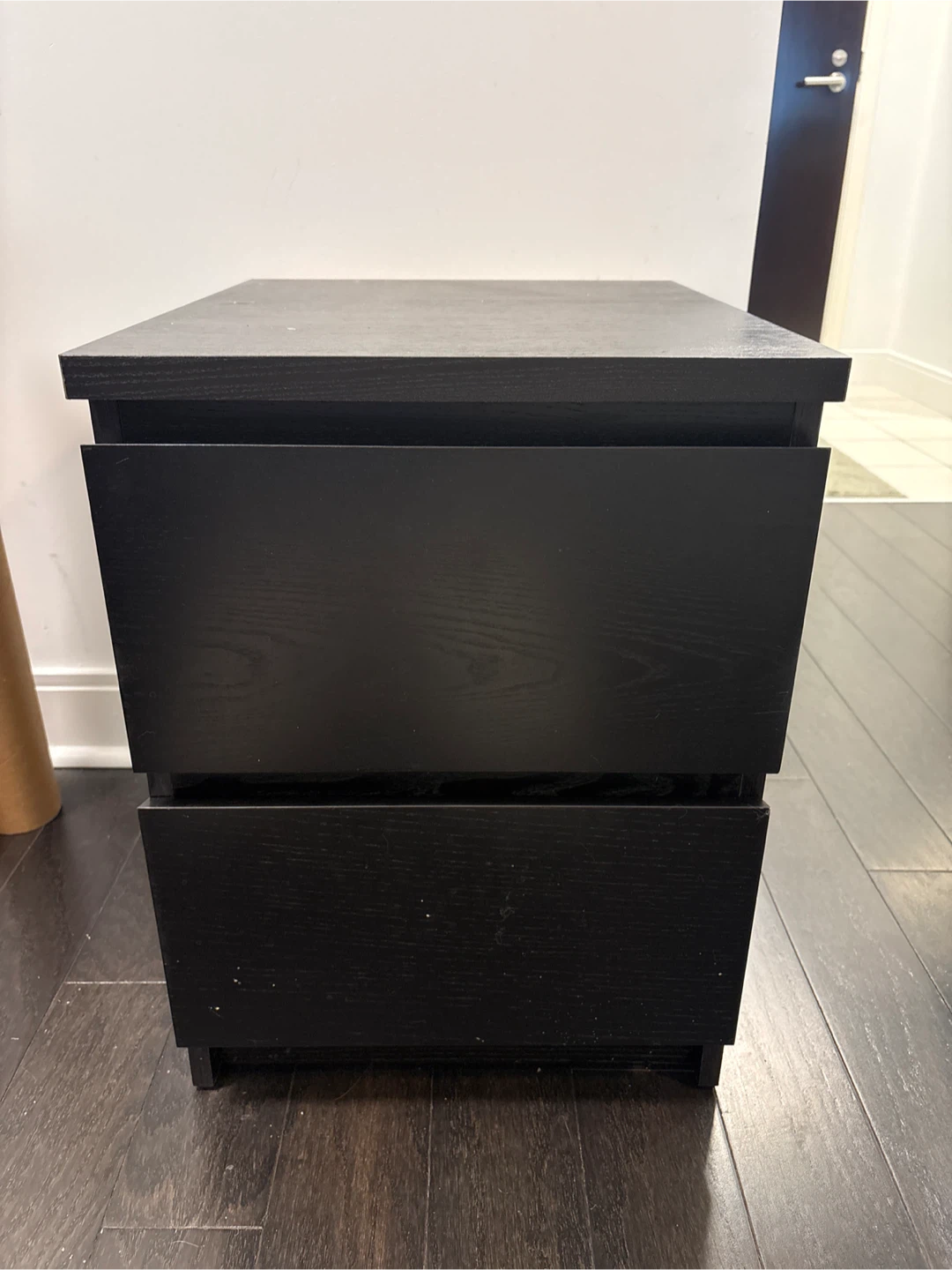 Two IKEA Malm Black-Brown Dressers & two Nightstand - photo 3