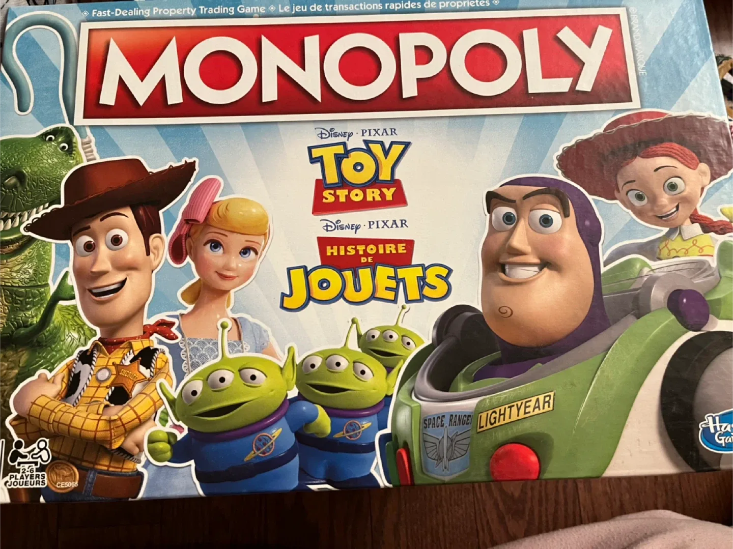 Disney Pixar Toy Story Monopoly Board Game thumbnail