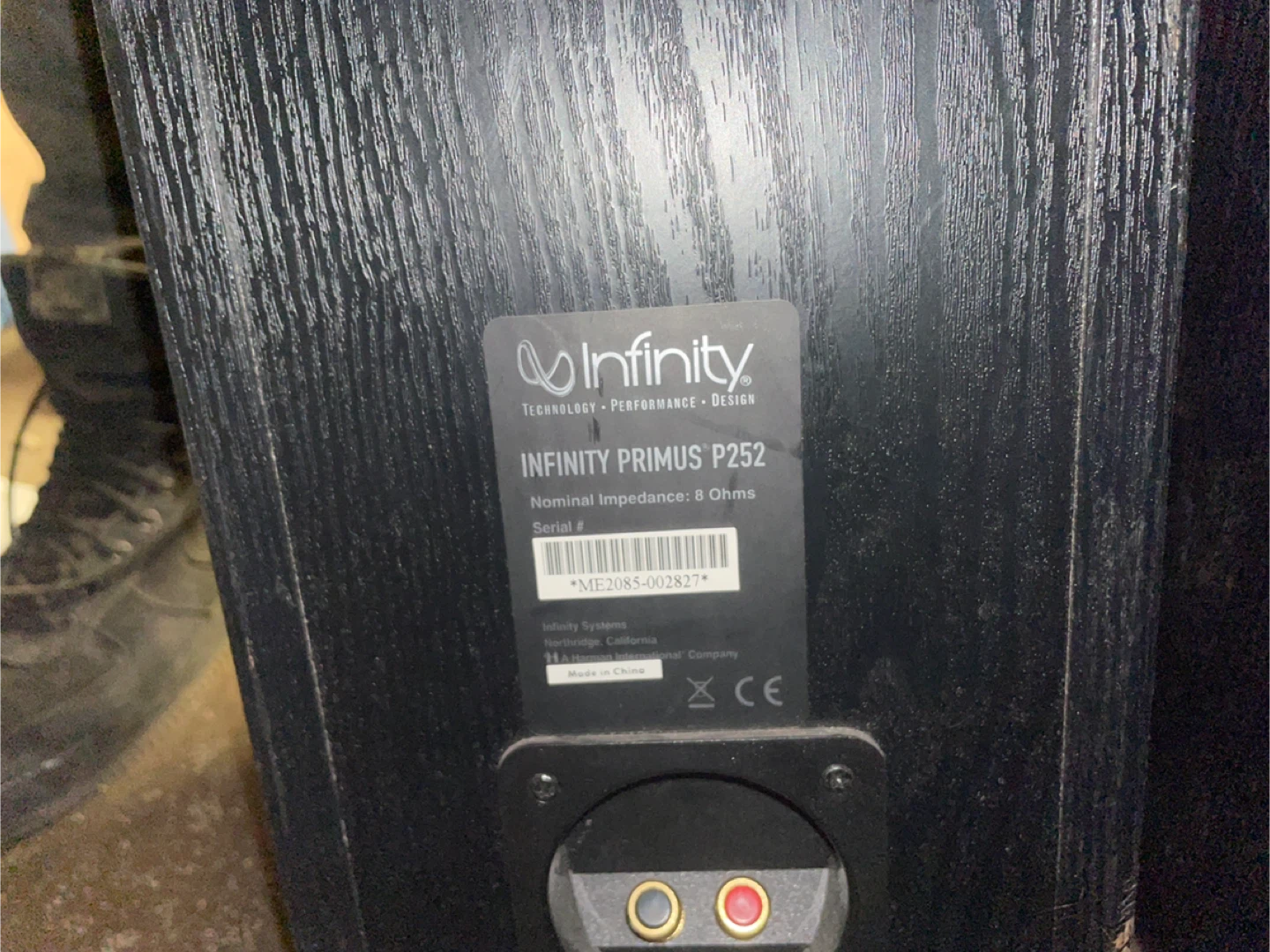 Infinity Primus P252 Tower Speakers - photo 2