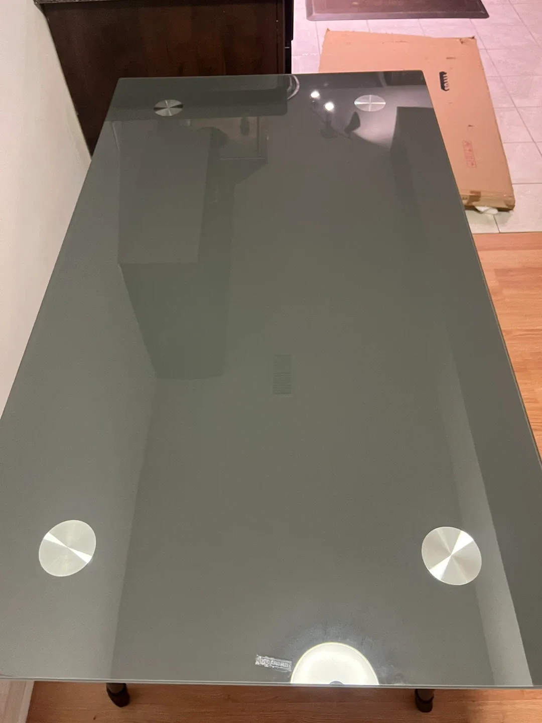New Titus Glass Table Top - Grey image indicator(6)