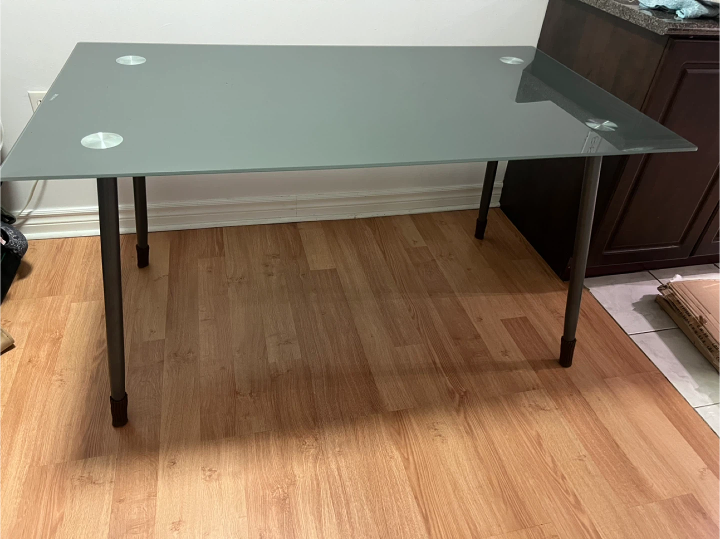 New Titus Glass Table Top - Grey - photo 5