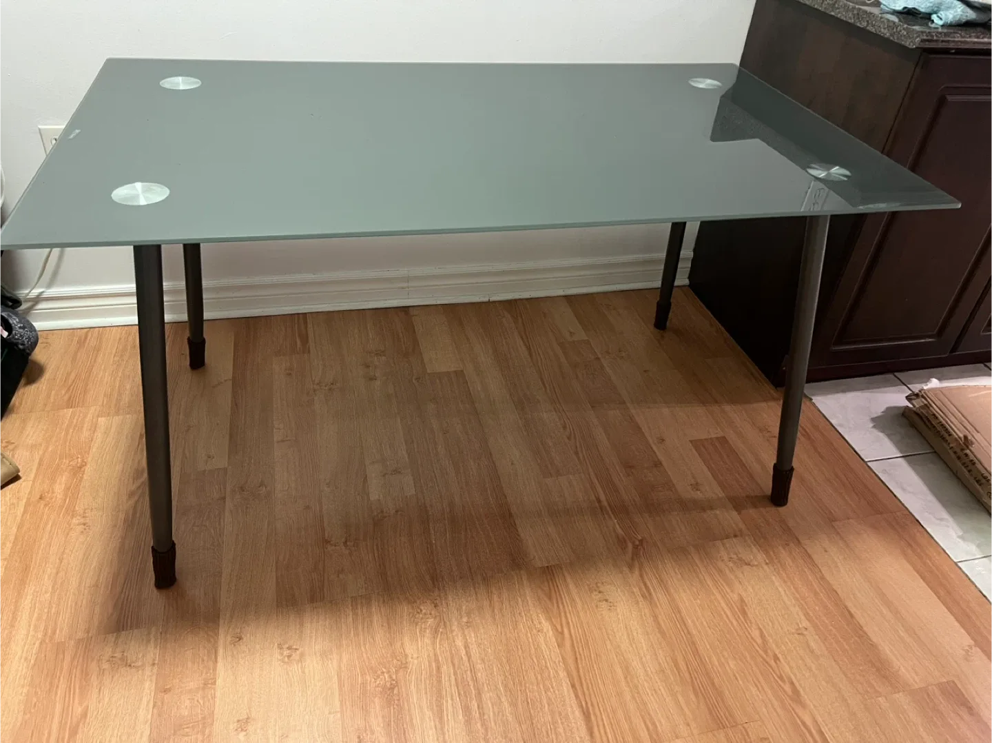 New Titus Glass Table Top - Grey image indicator(5)