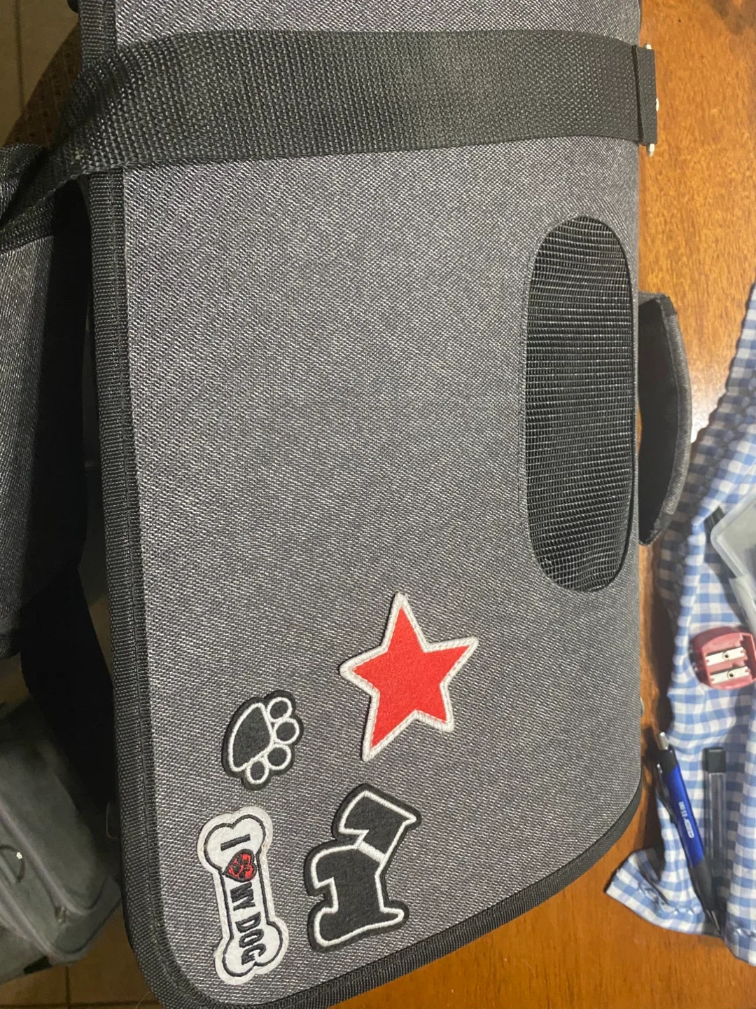 Grey Dog Carrier Bag image indicator(2)