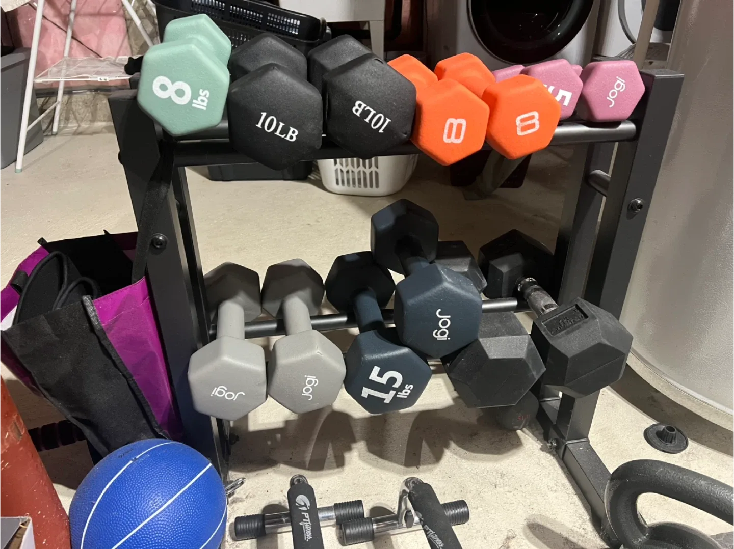 Jogi Dumbbells - 8, 10, 12, 15 lbs image indicator(2)