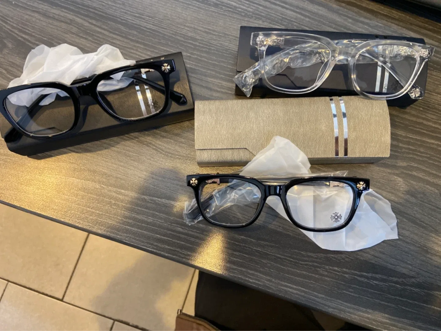 Cross Flower Frame Glasses image indicator(5)