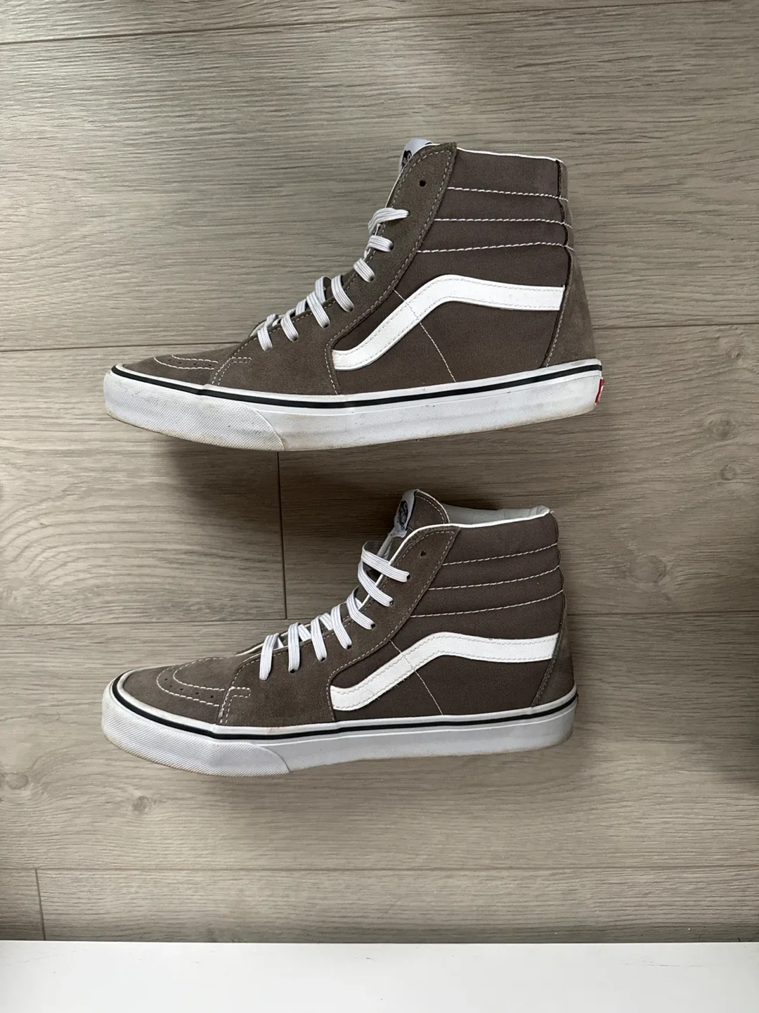 Vans SK8-Hi Brown/White - Men's US 10.5 image indicator(2)