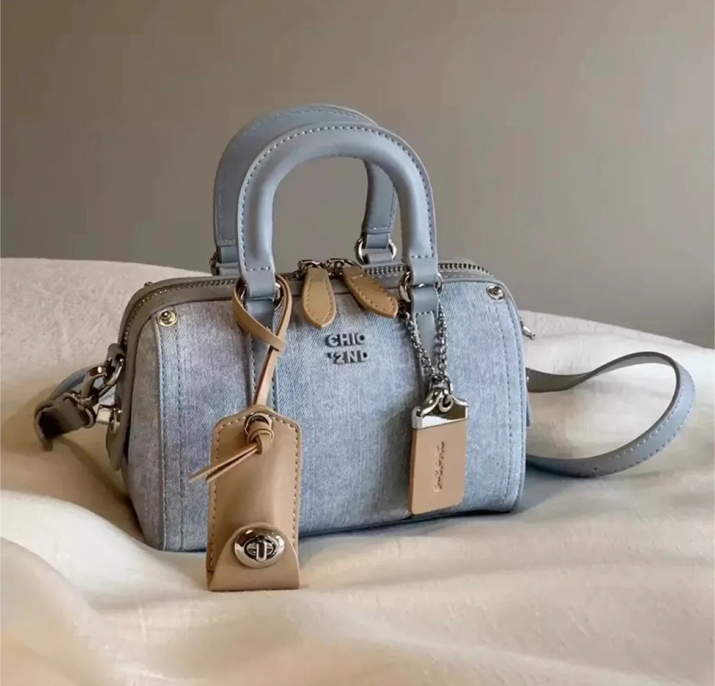 Light Blue Handbag thumbnail