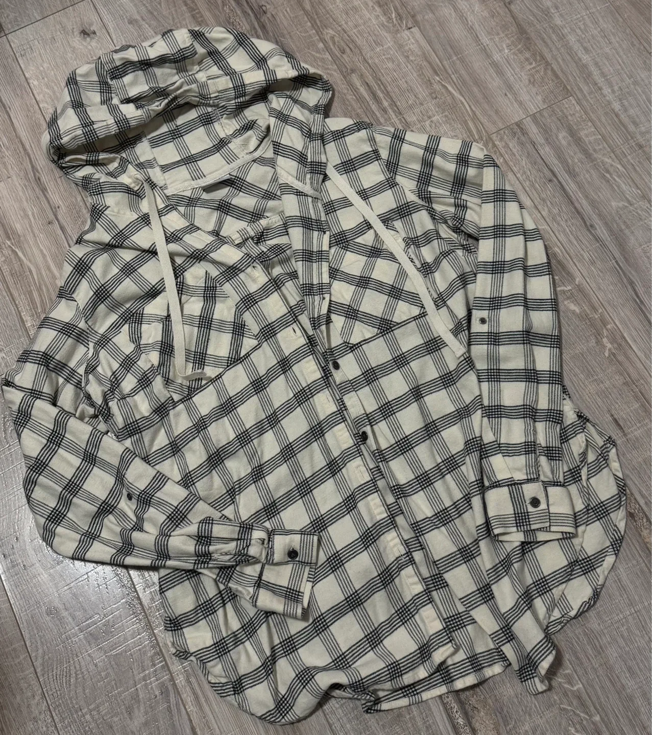 Columbia Hooded Flannel Shirt - Size XL image indicator(3)