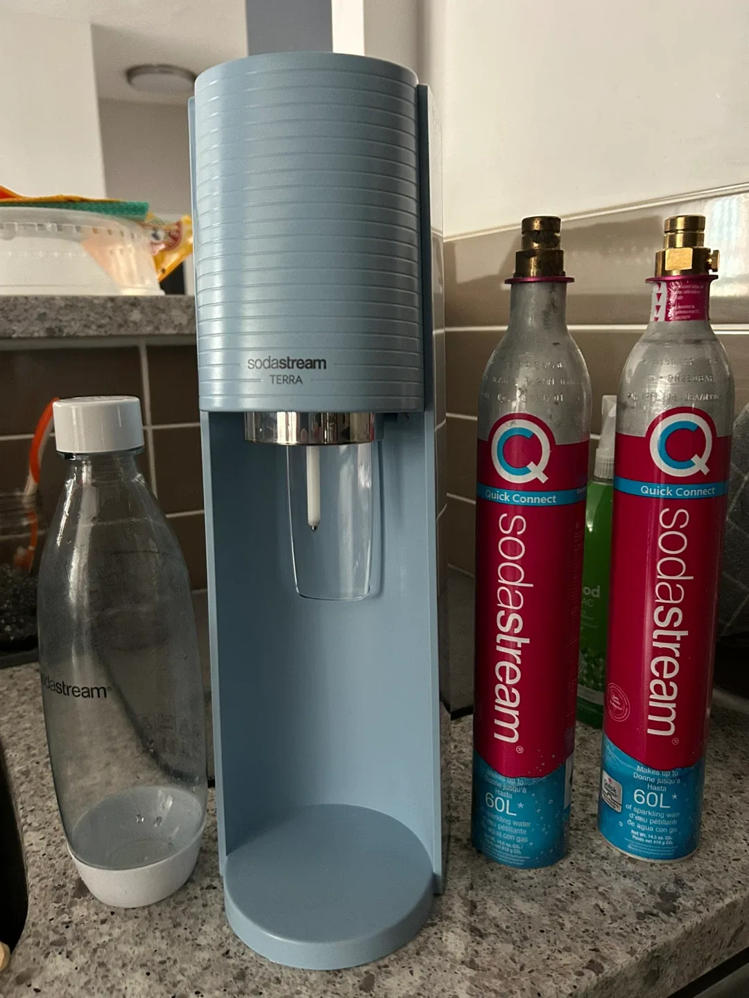 SodaStream Terra with 2 CO2 Canisters