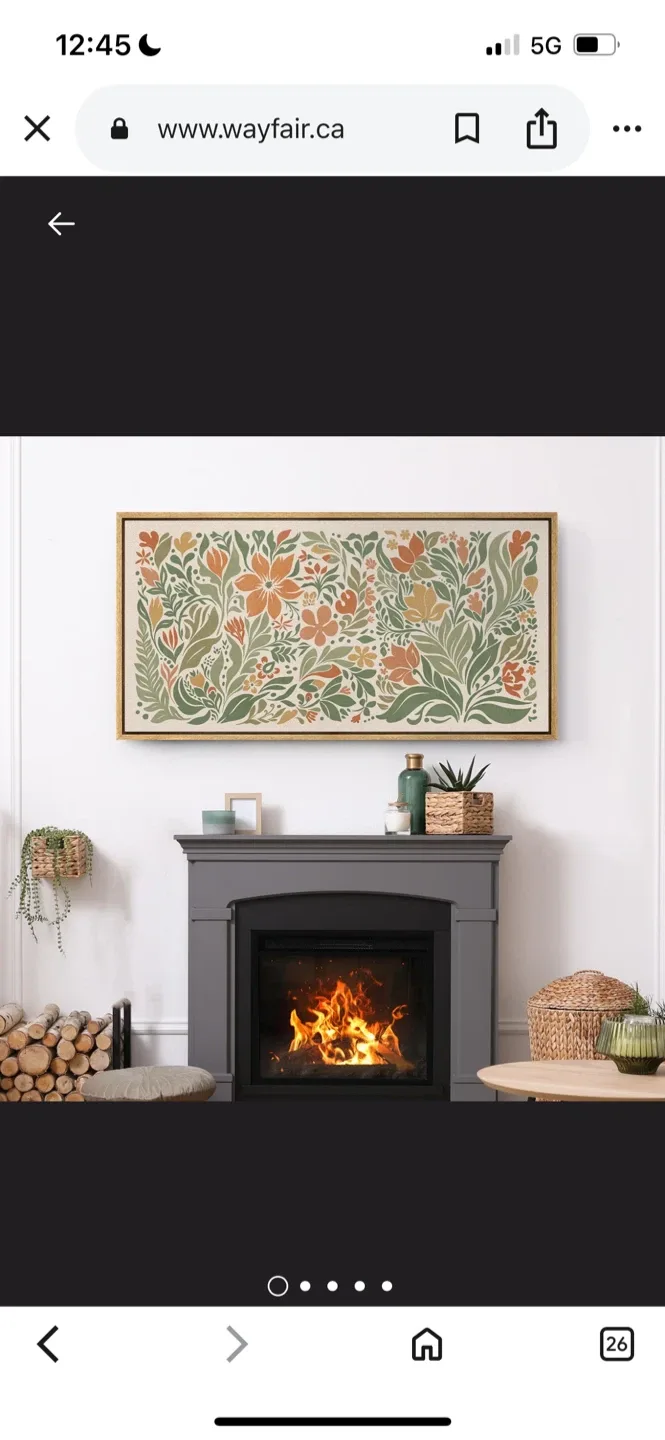 Brand New Floral Framed Canvas Wall Art image indicator(8)