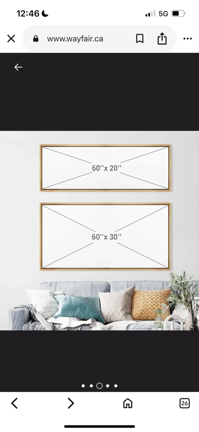 Brand New Floral Framed Canvas Wall Art image indicator(7)