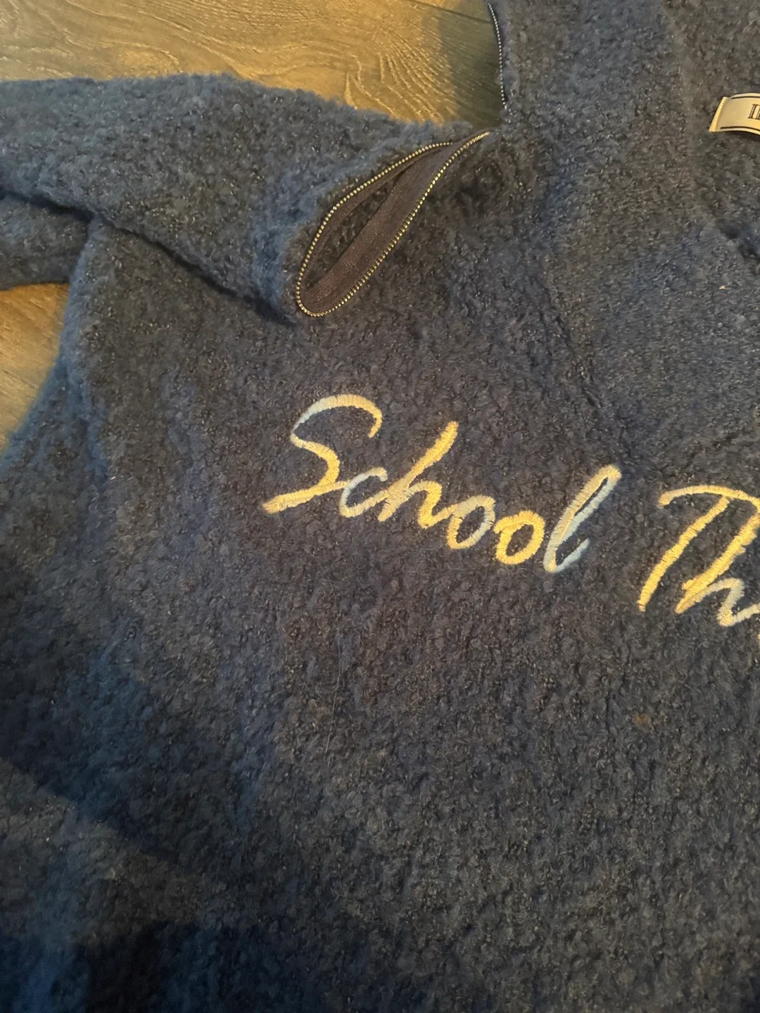 IHXD 'School Thing' Blue Sweater - Size M image indicator(4)