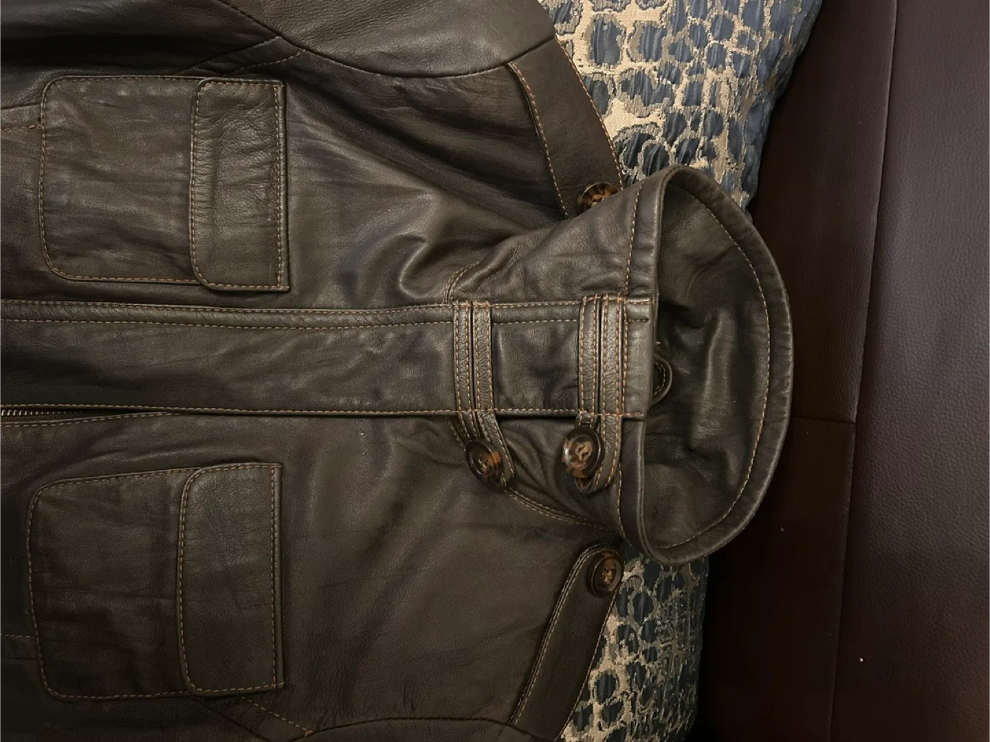 Danier Leather Jacket Size XXXS image indicator(2)