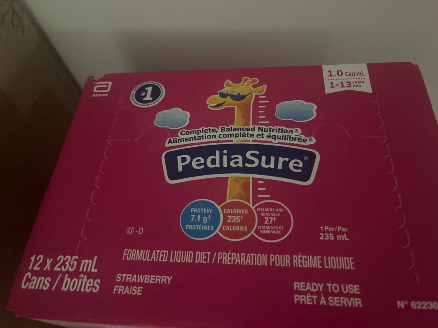 PediaSure Strawberry 12 x 235mL $14