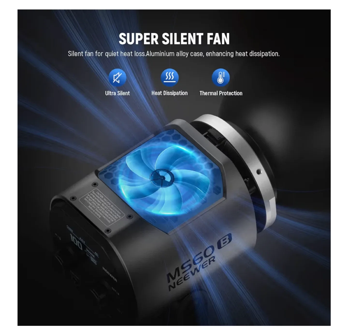 🥕NEEWER MS60B Bi-Color LED Video Light image indicator(8)