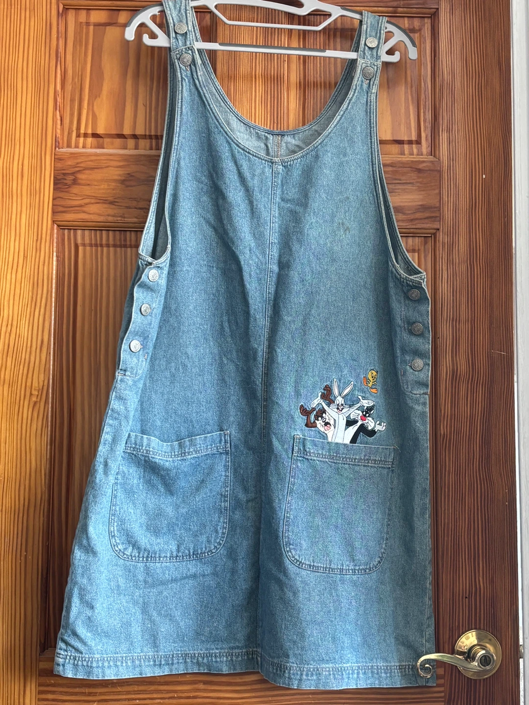 Vintage Looney Tunes Jumper Dress - size Large