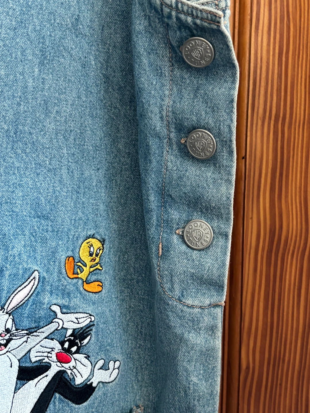 Vintage Looney Tunes Jumper Dress - size Large - photo 3