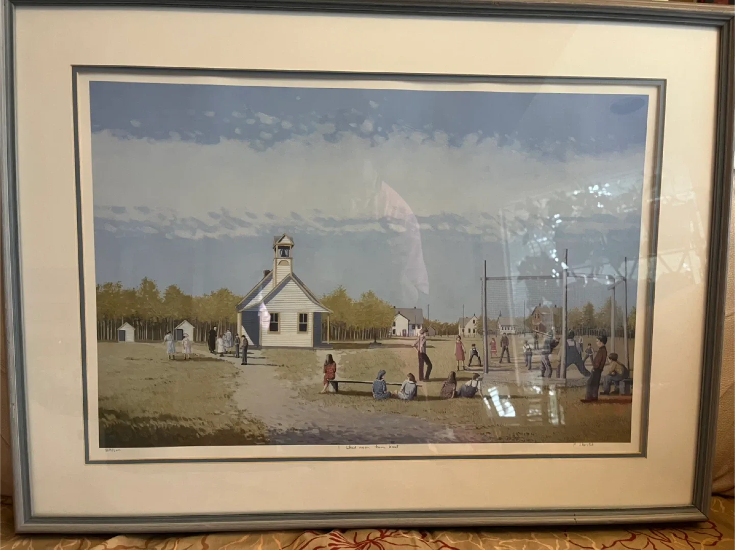 Art- Peter Shostak Print, “I liked noon hour best"