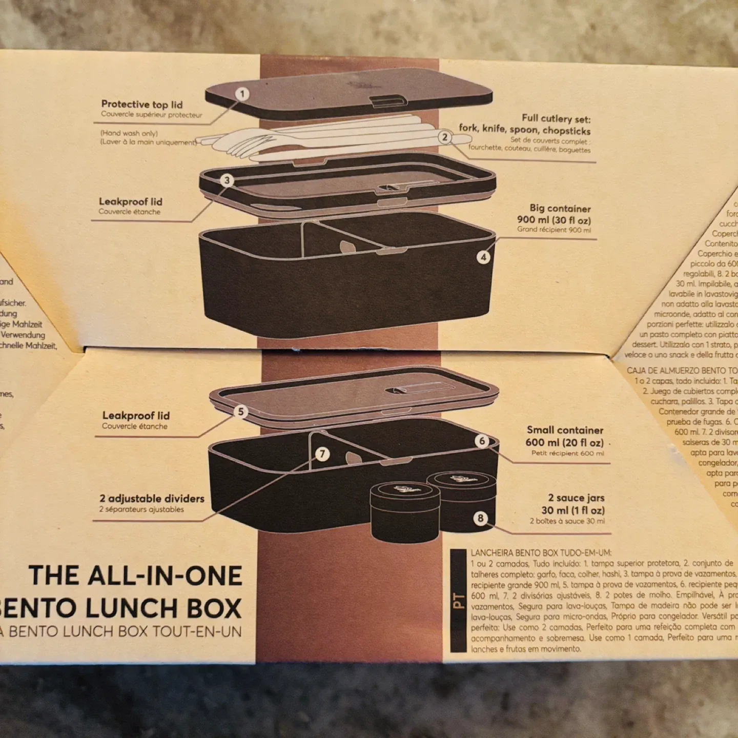 *New* $100 Umami Premium Walnut Bento Lunch Box image indicator(5)