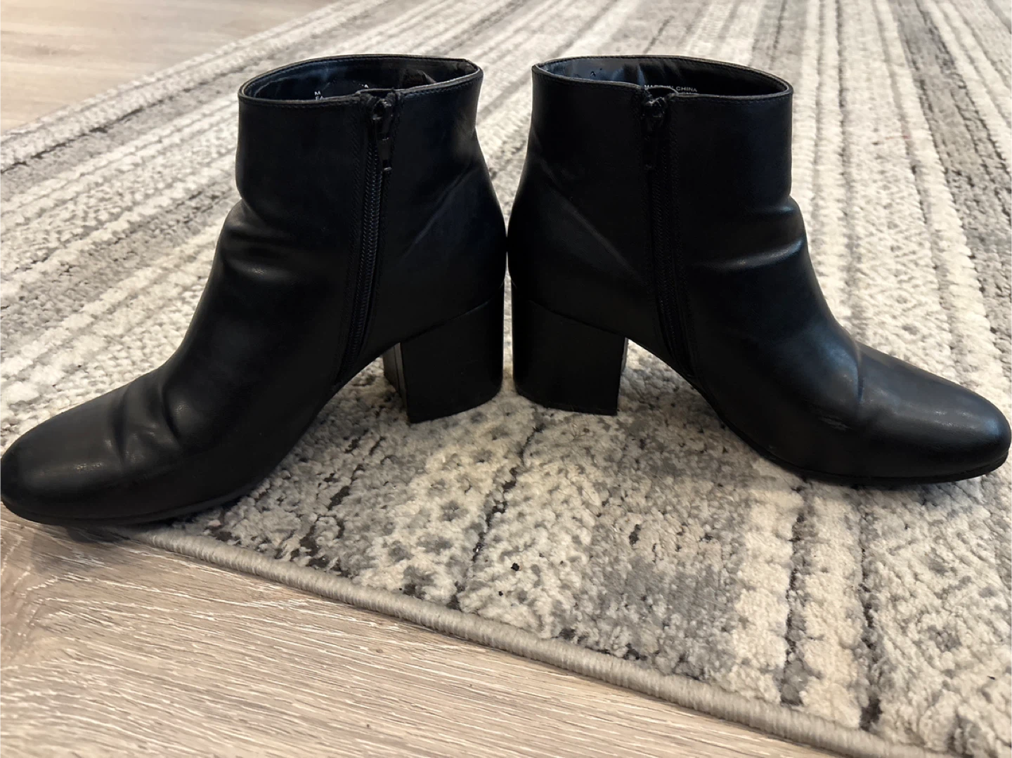 Black Ankle Boots - Size 9 - photo 5