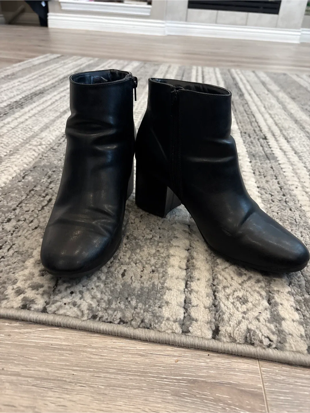Black Ankle Boots - Size 9 image indicator(6)