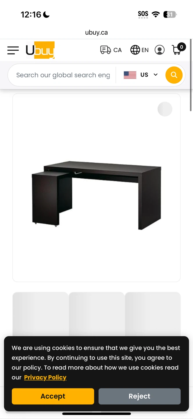 IKEA Malm Desk with Pull-Out Panel - photo 2