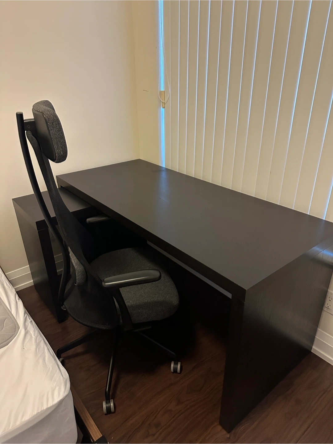 IKEA Malm Desk with Pull-Out Panel