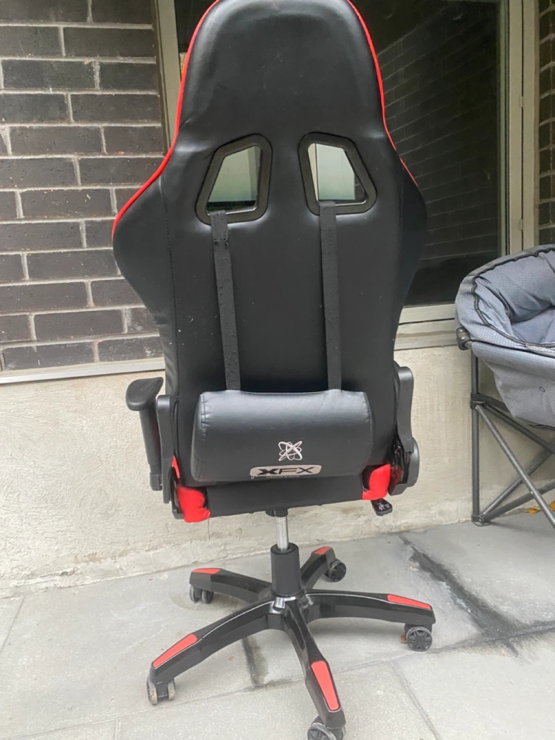 XFX Gaming/Office Ergonomic Chair - Black & Red - photo 2