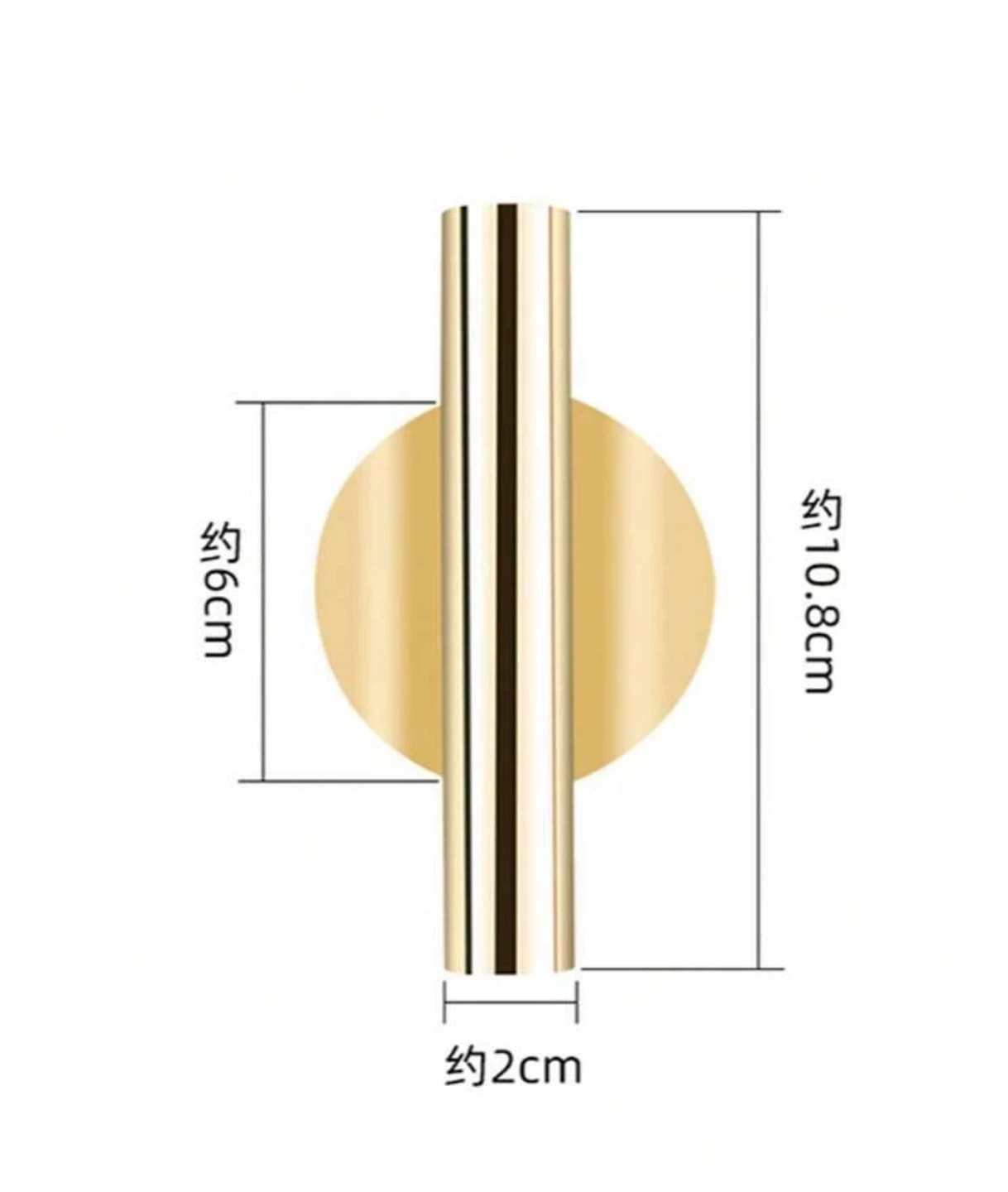 🥕Gold Wall Vase - Modern Decor - photo 2