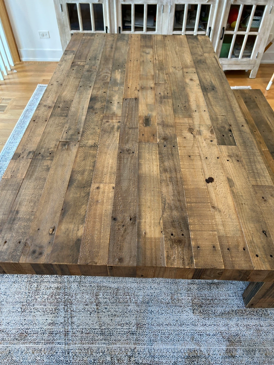 West Elm Emmerson Solid Wood Dining Table with Bench - photo 5