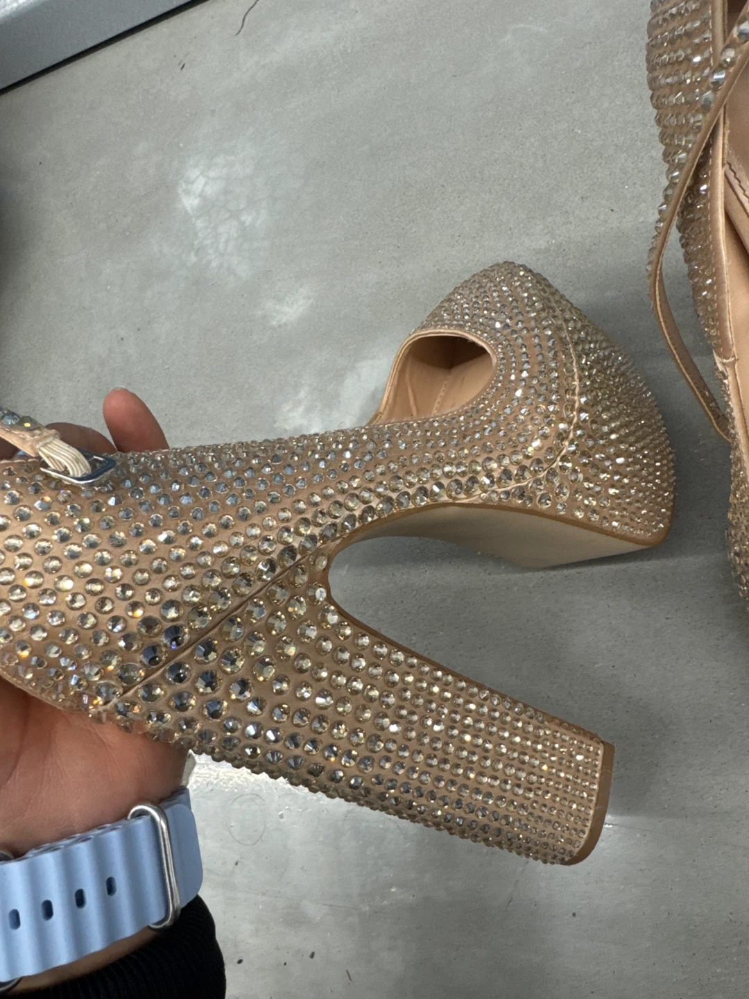 Steve Madden Rhinestone Platform Heels 🥕 - photo 3