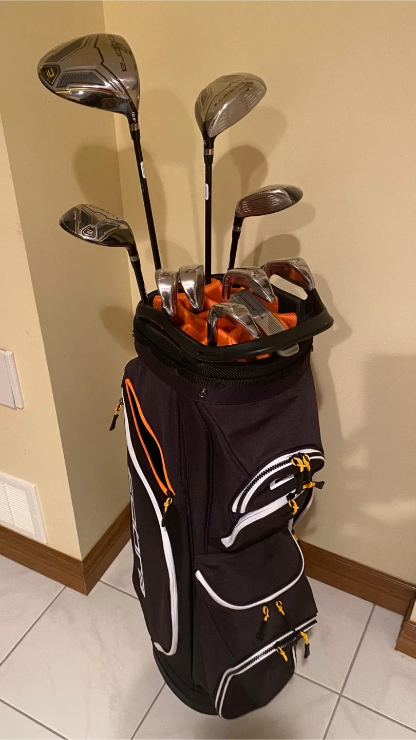 Brad new Cobra Set with golf bag image indicator(2)
