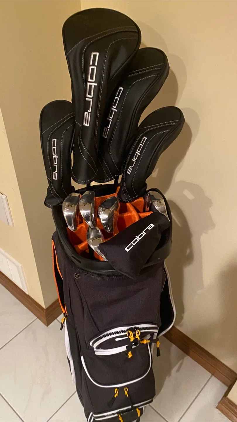 Brad new Cobra Set with golf bag image indicator(3)