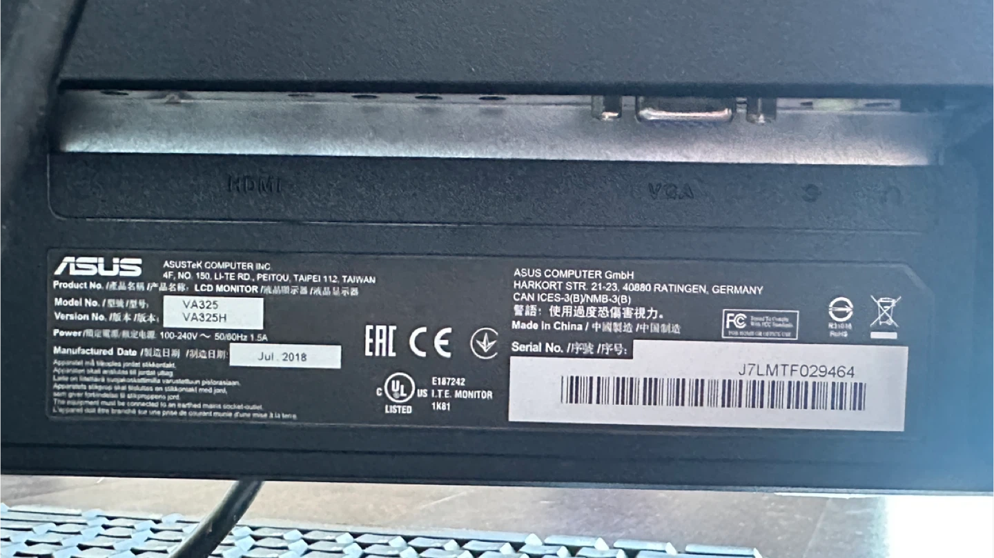 ASUS VA325H 32-inch Monitor - photo 3