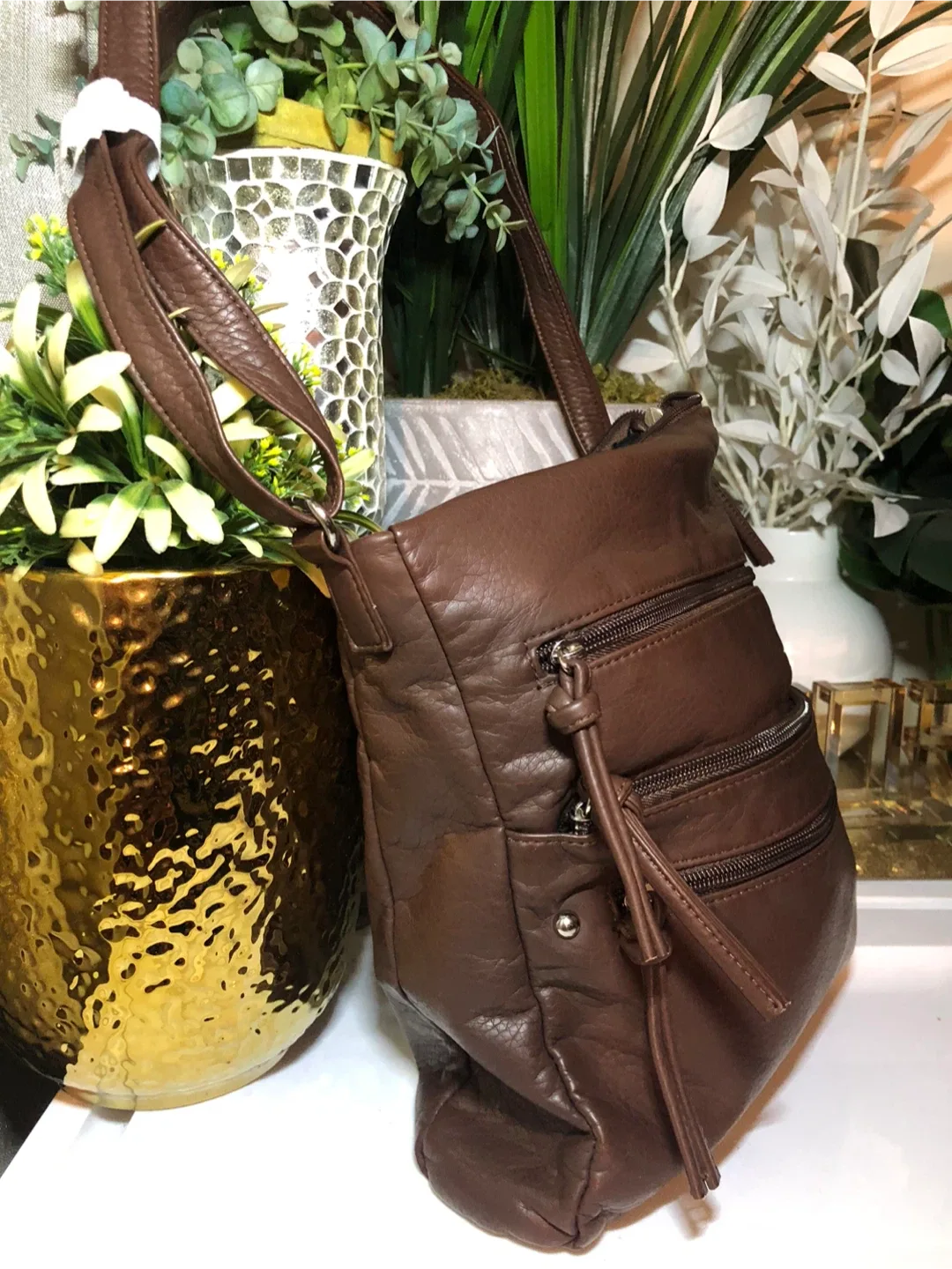 MultiSac Brown Crossbody Bag image indicator(4)