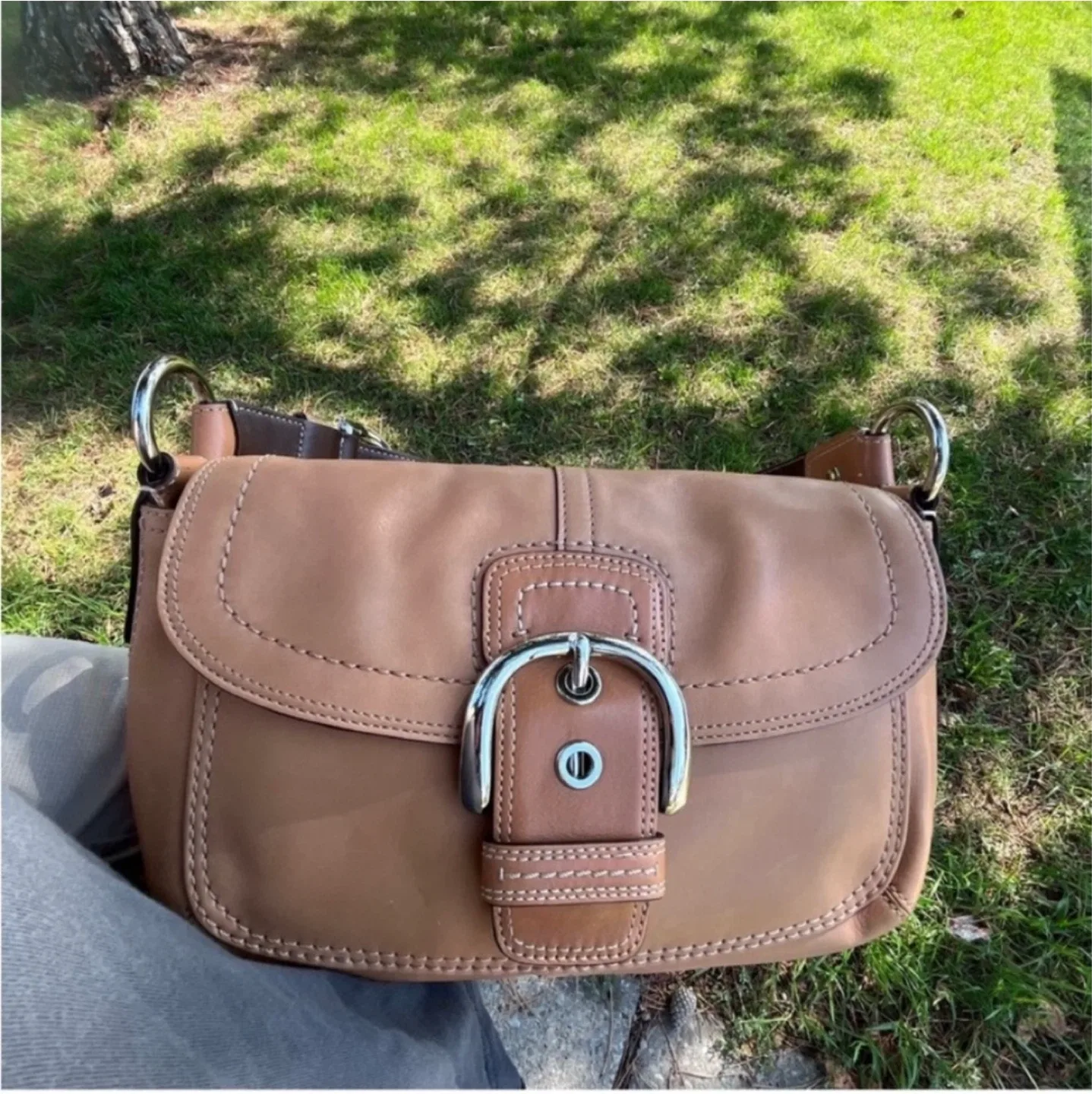 Coach Leather Shoulder Bag