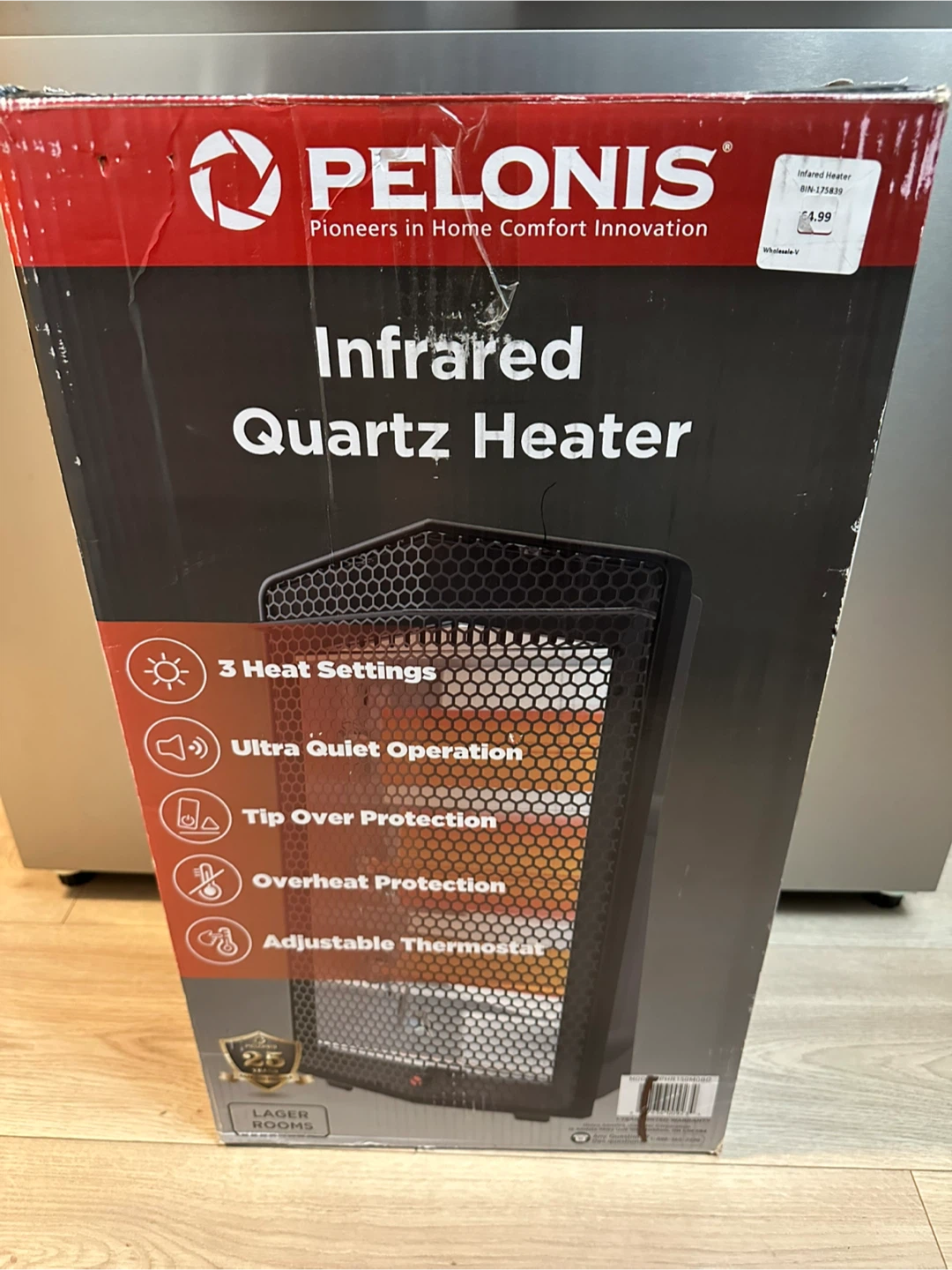 Pelonis Infrared Quartz Heater - New