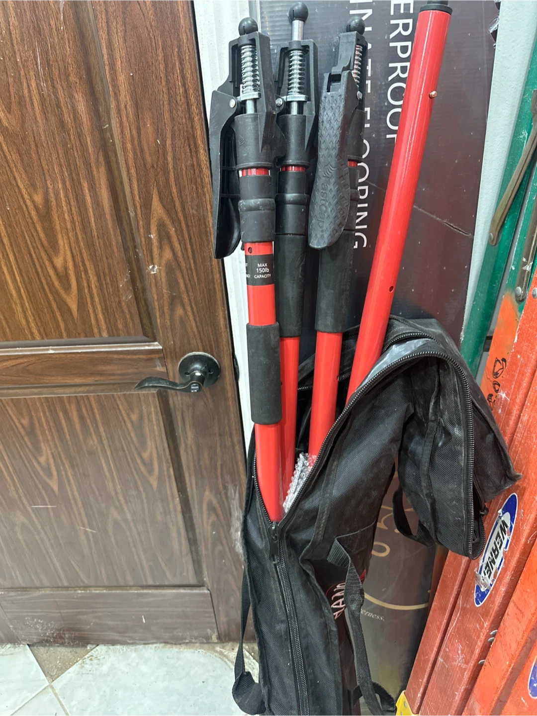 Adjustable Support Pole Set