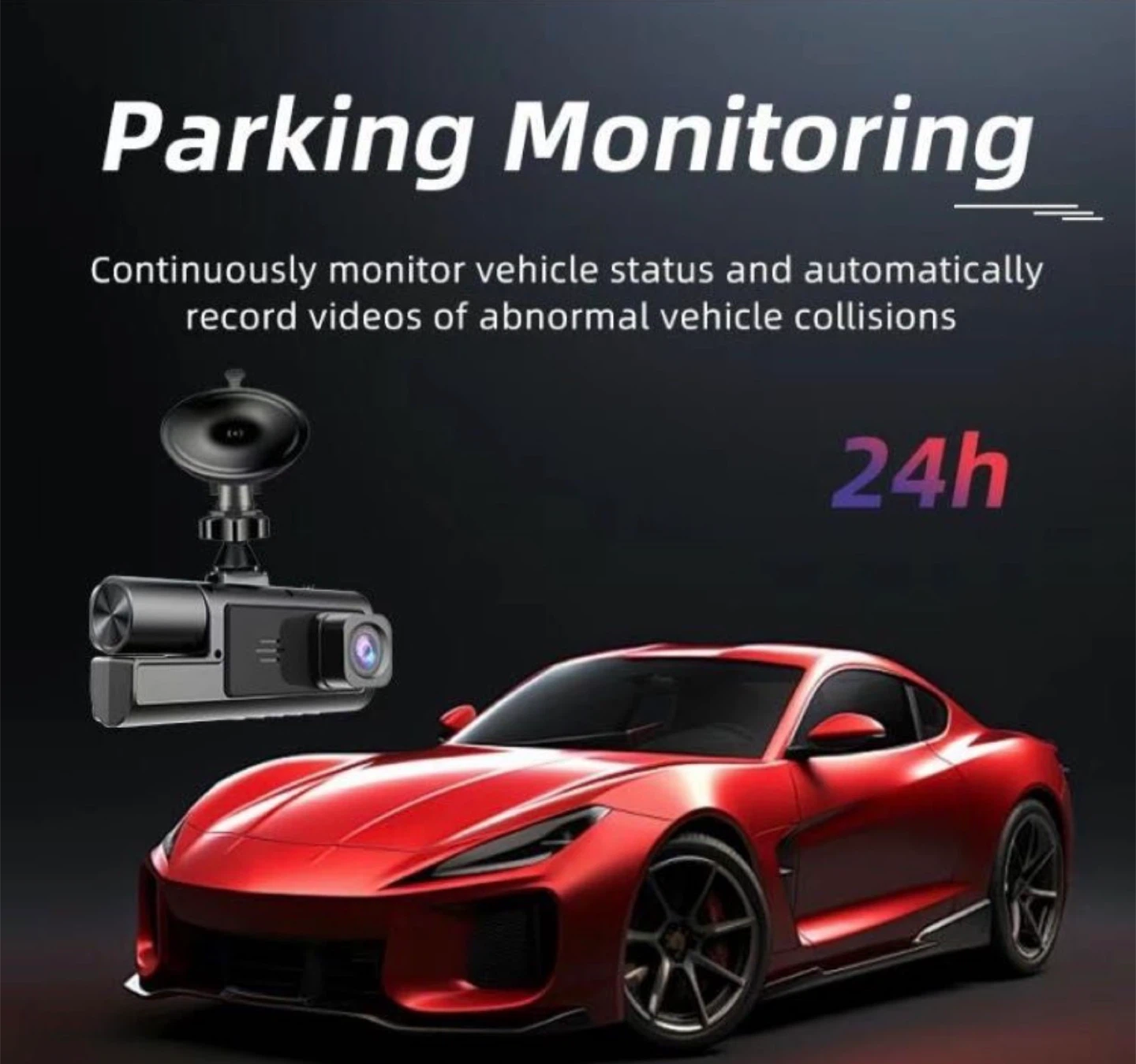 Car Dash Camera Recorder - Dual Lens + 32GB Card - photo 2