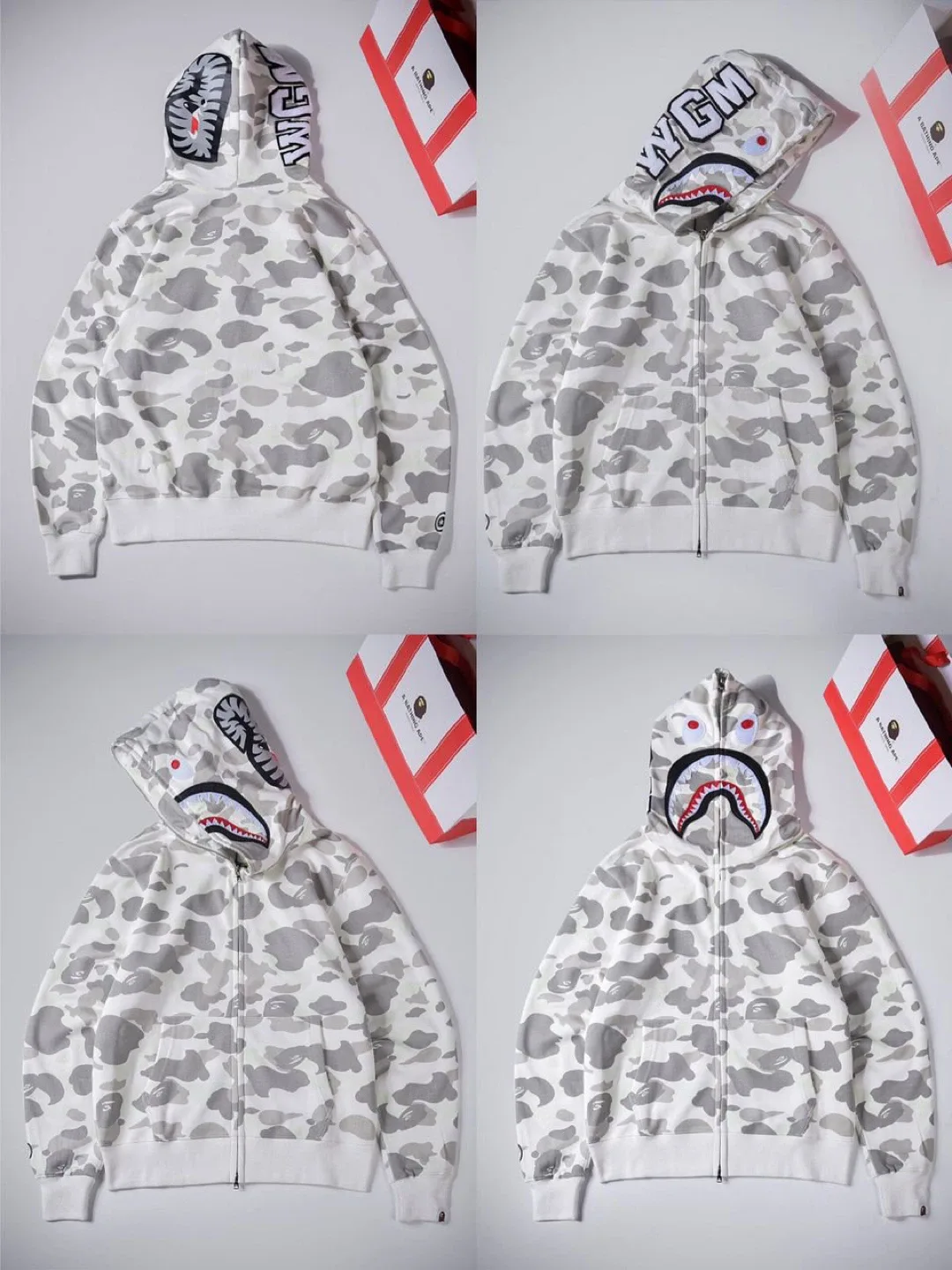 BAPE Shark Camo Hoodie image indicator(6)