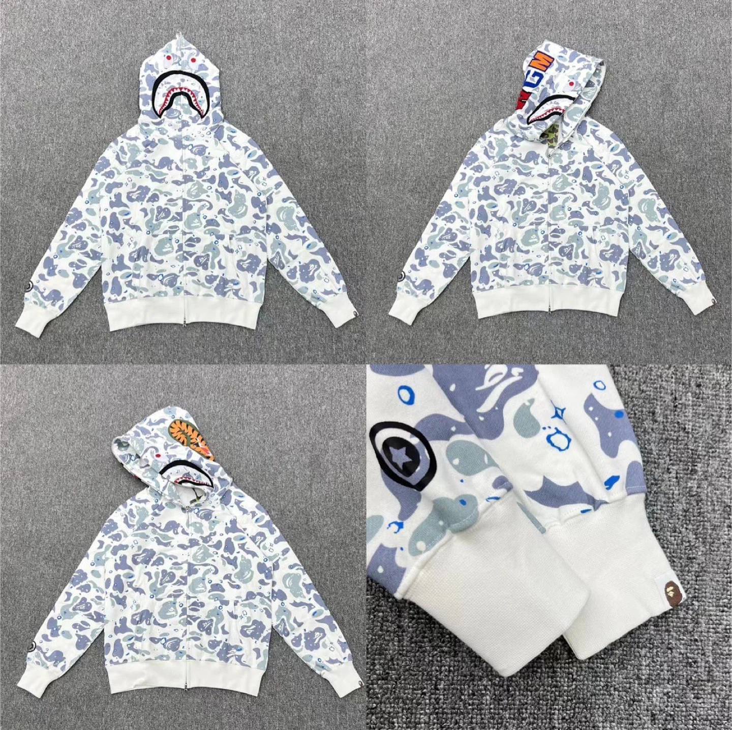 BAPE Shark Camo Hoodie - photo 3