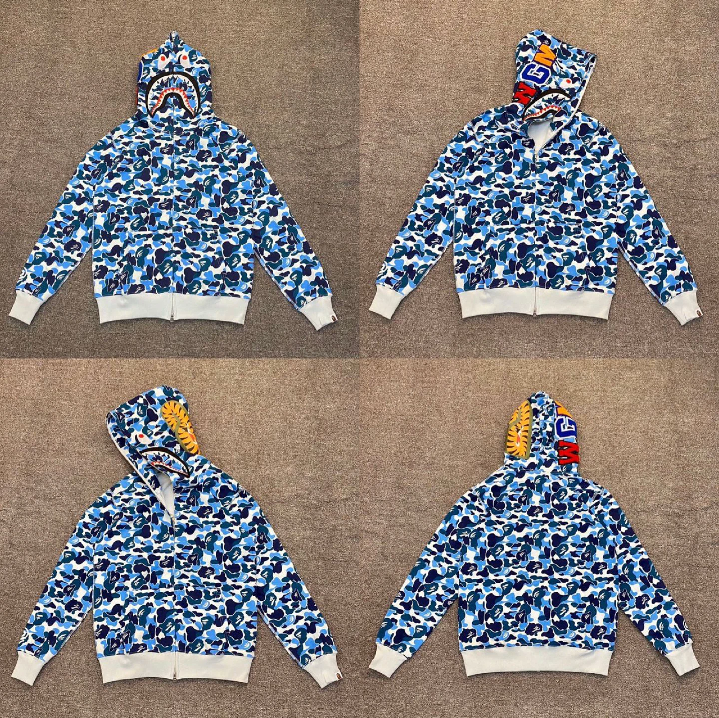 BAPE Shark Camo Hoodie - photo 5