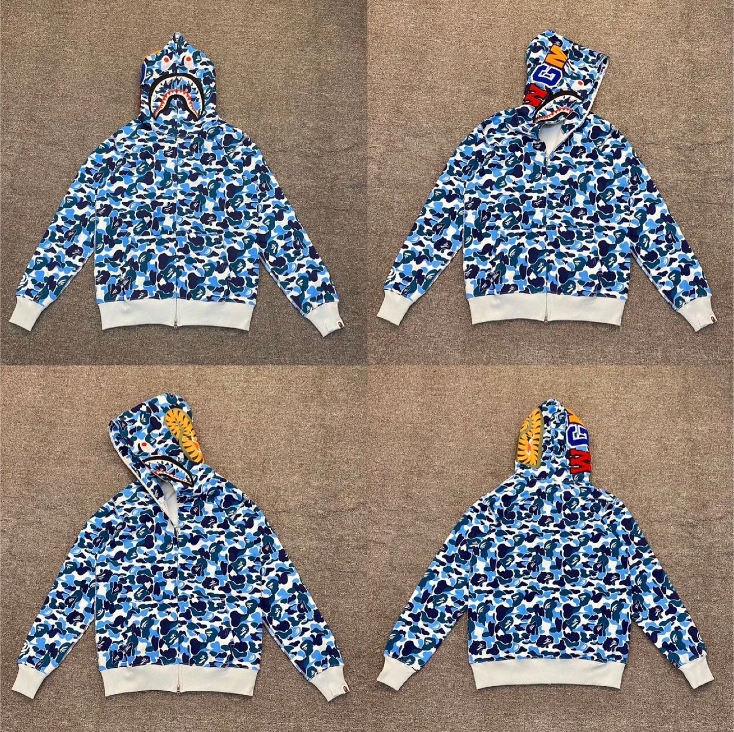 BAPE Shark Camo Hoodie image indicator(5)
