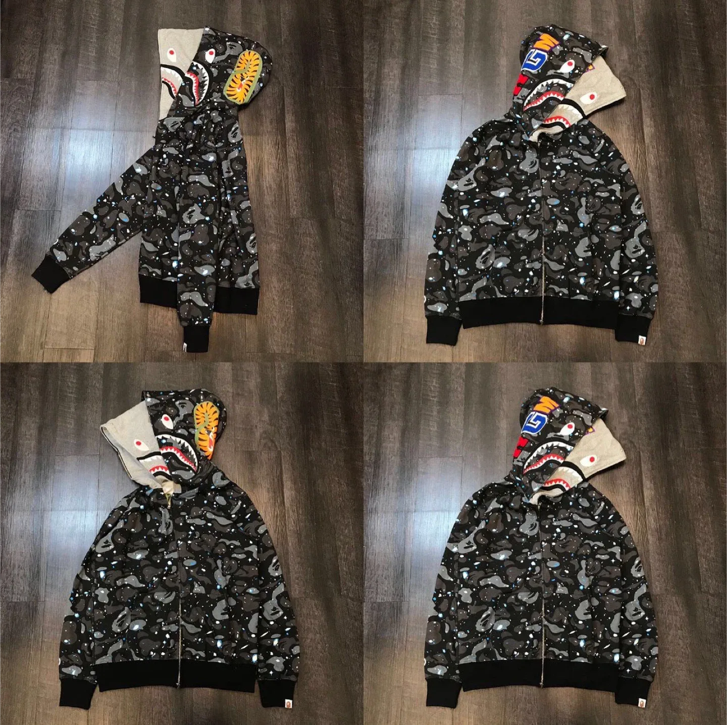 BAPE Shark Camo Hoodie image indicator(9)