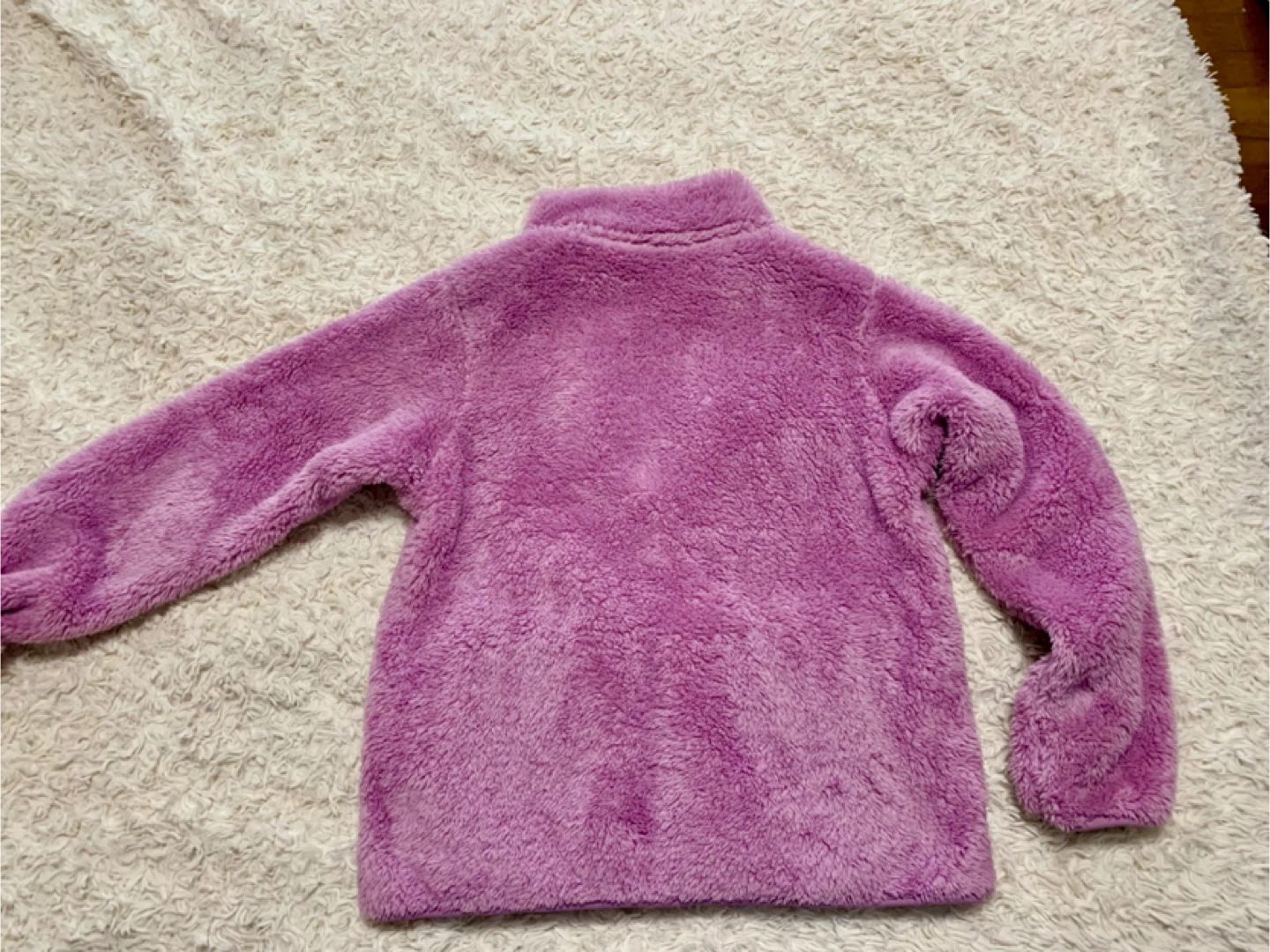 Girl Uniqlo Fleece Jacket - Size 13 - Purple - photo 2