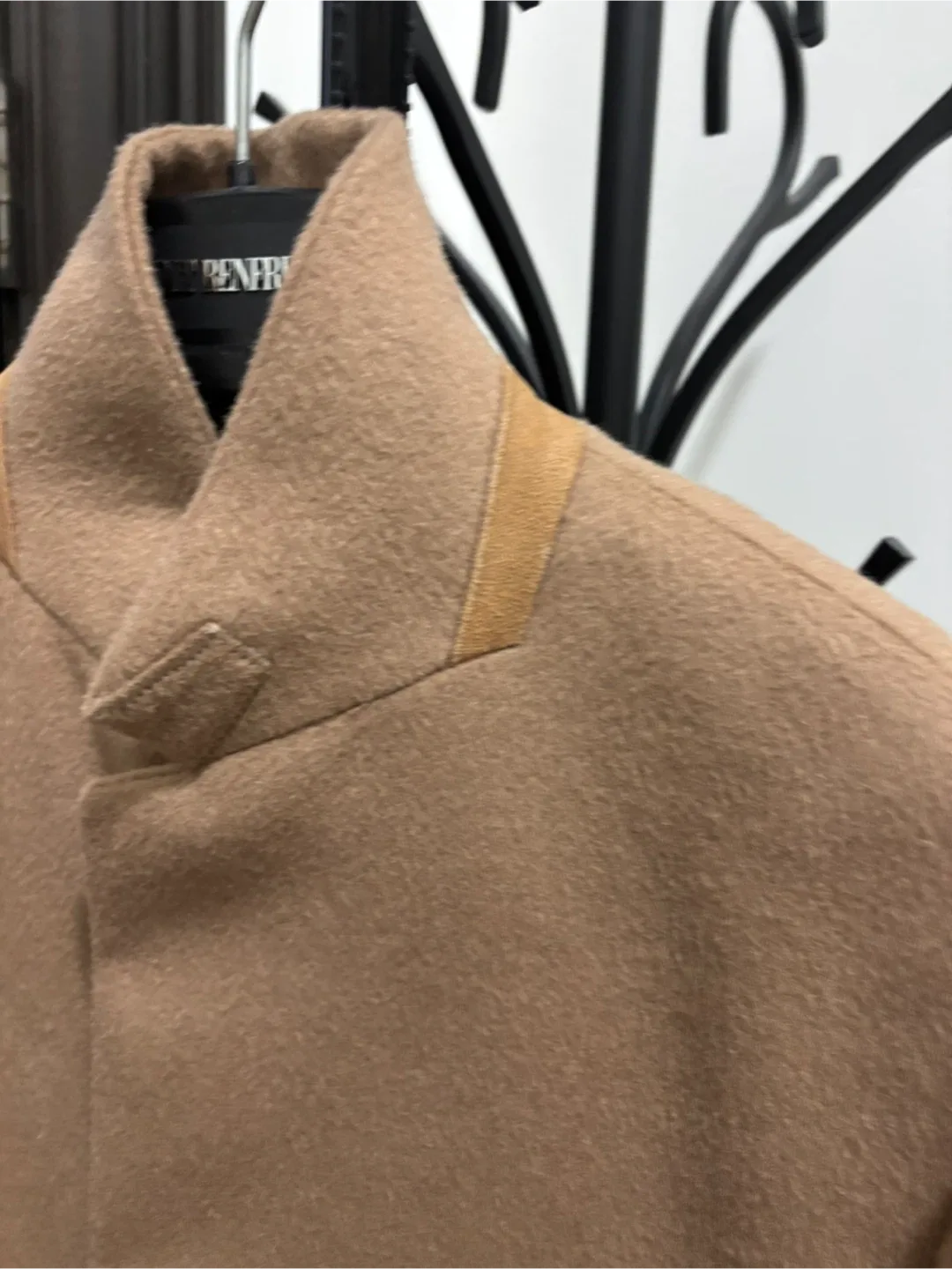 MENS DESIGNER ALL SAINTS WOOL COAT SIZE 36 image indicator(2)