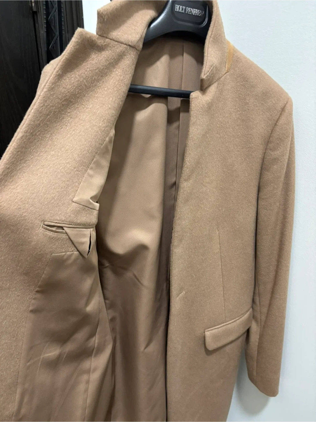 MENS DESIGNER ALL SAINTS WOOL COAT SIZE 36 image indicator(7)