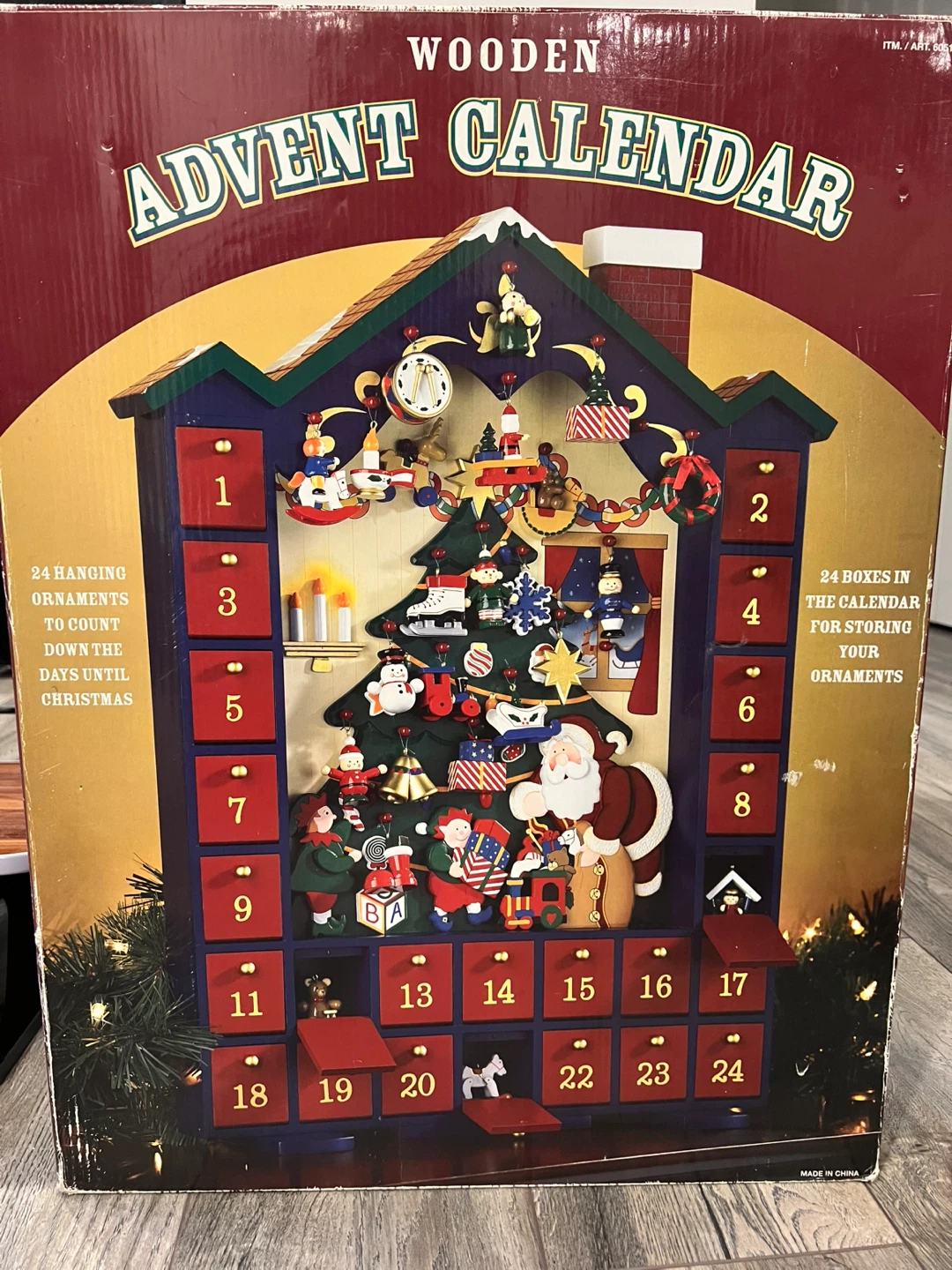 Wooden Advent Calendar