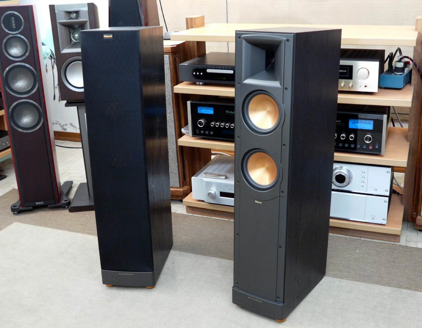 Klipsch RF-63 Black Tower Speakers